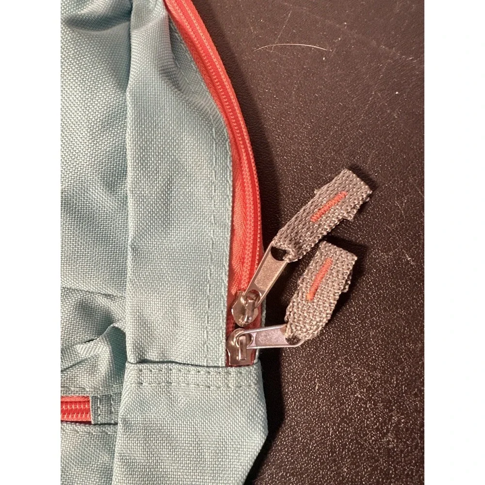 Trailmaker Classic Backpack Teal/Salmon Color Zip Adjustable‎ New